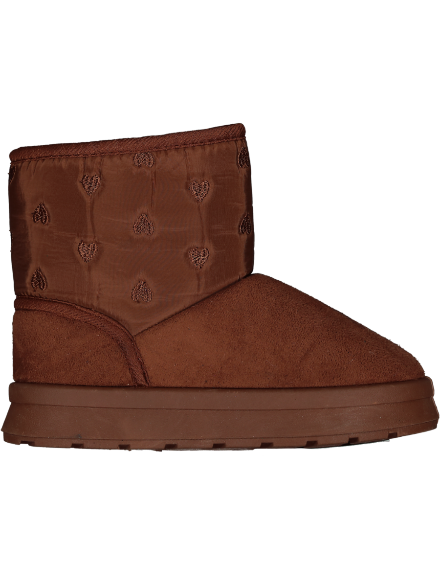 Brown Zip-Up Snug Boot
