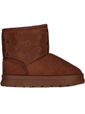 Brown Zip-Up Snug Boot