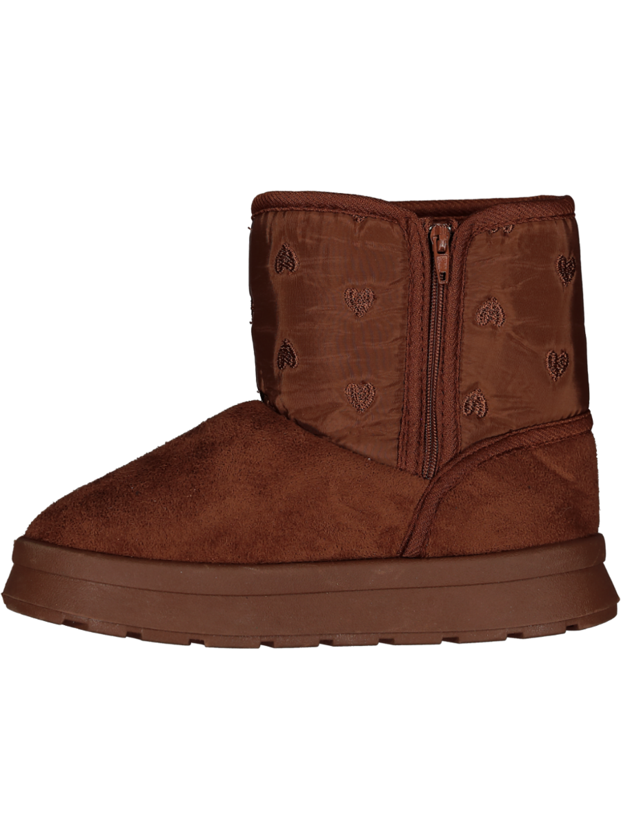 Brown Zip-Up Snug Boot
