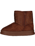 Brown Zip-Up Snug Boot