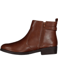 Brown Belted Ankle Boot
