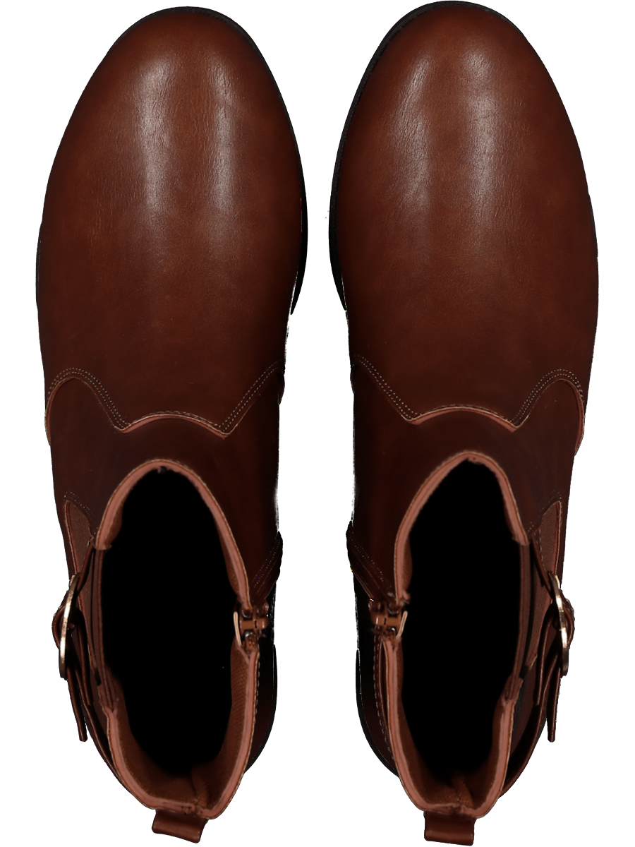 Brown Belted Ankle Boot