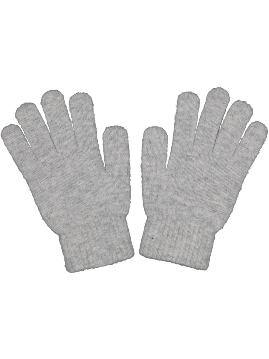 Grey Fluffy Gloves