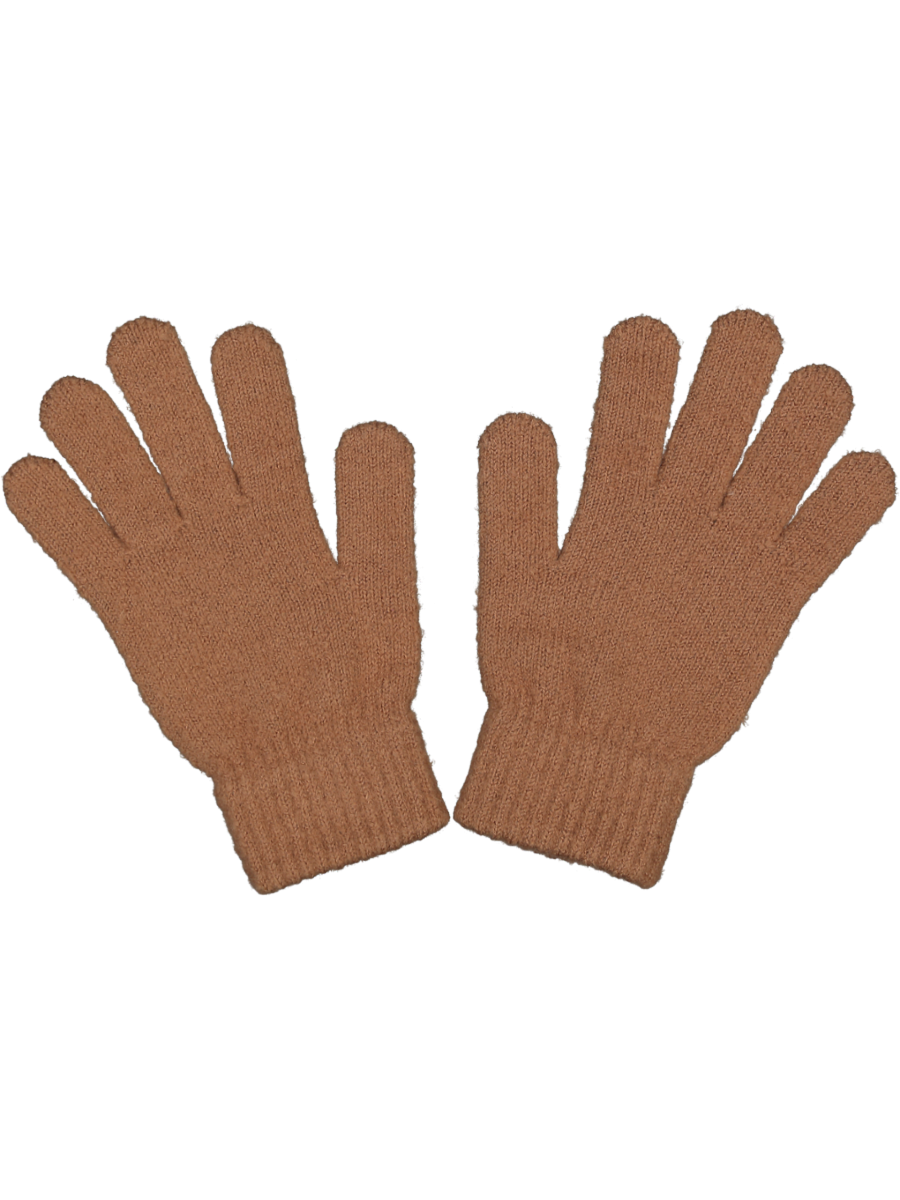 Brown Fluffy Gloves