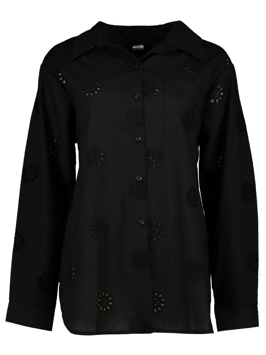Embroidery Long Sleeve Shirt