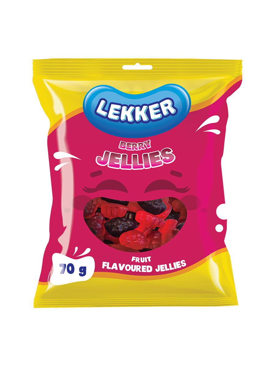 Lekker Berry Jellies 70G