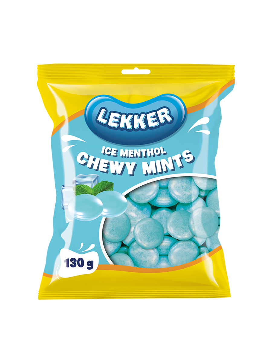Lekker Peppermint Chewy Mints 130G