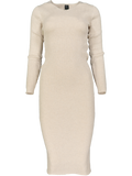 Ribbed Knit Midi Bodycon Dress