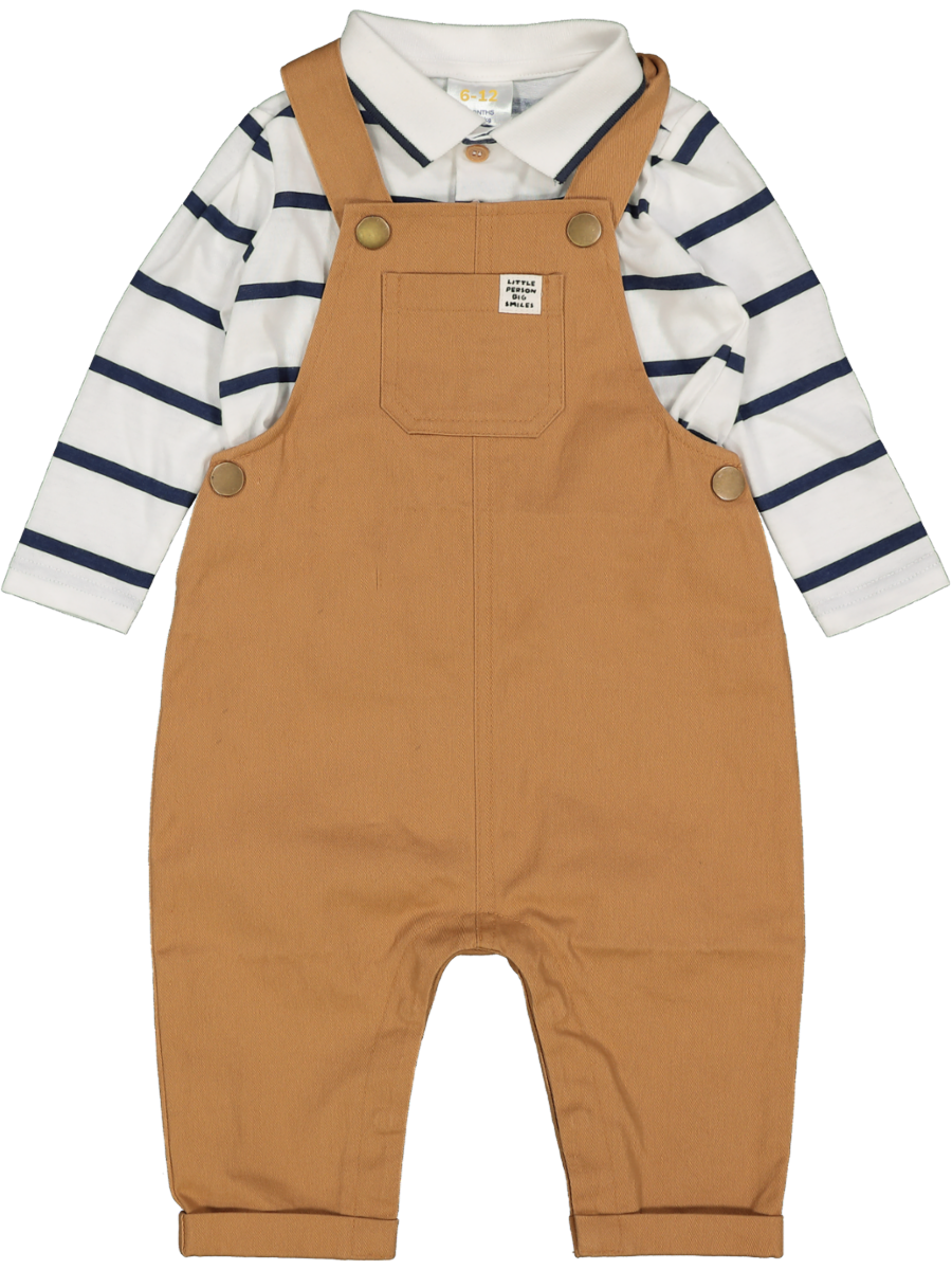 Dungaree And Golfer Set