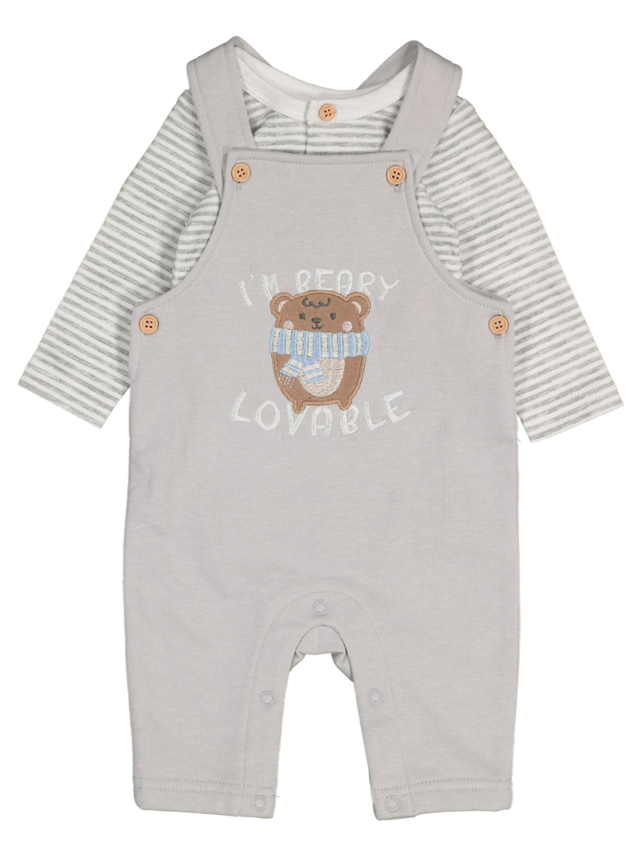 Long Sleeve Dungaree Set