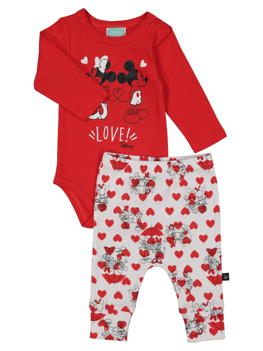 Minnie & Mickey Mouse 2 Piece Set