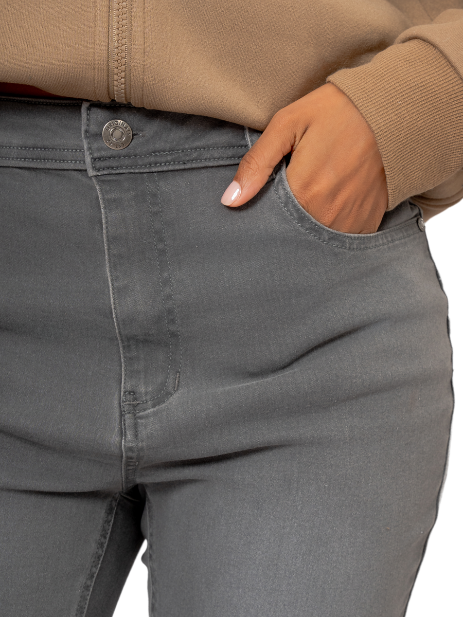 Grey Skinny Denim Jeans