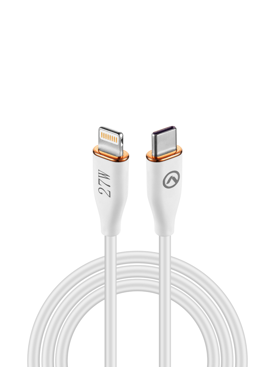 Amplify Flexi Apple Iphone Type C To Lightning Cable 2.5M White
