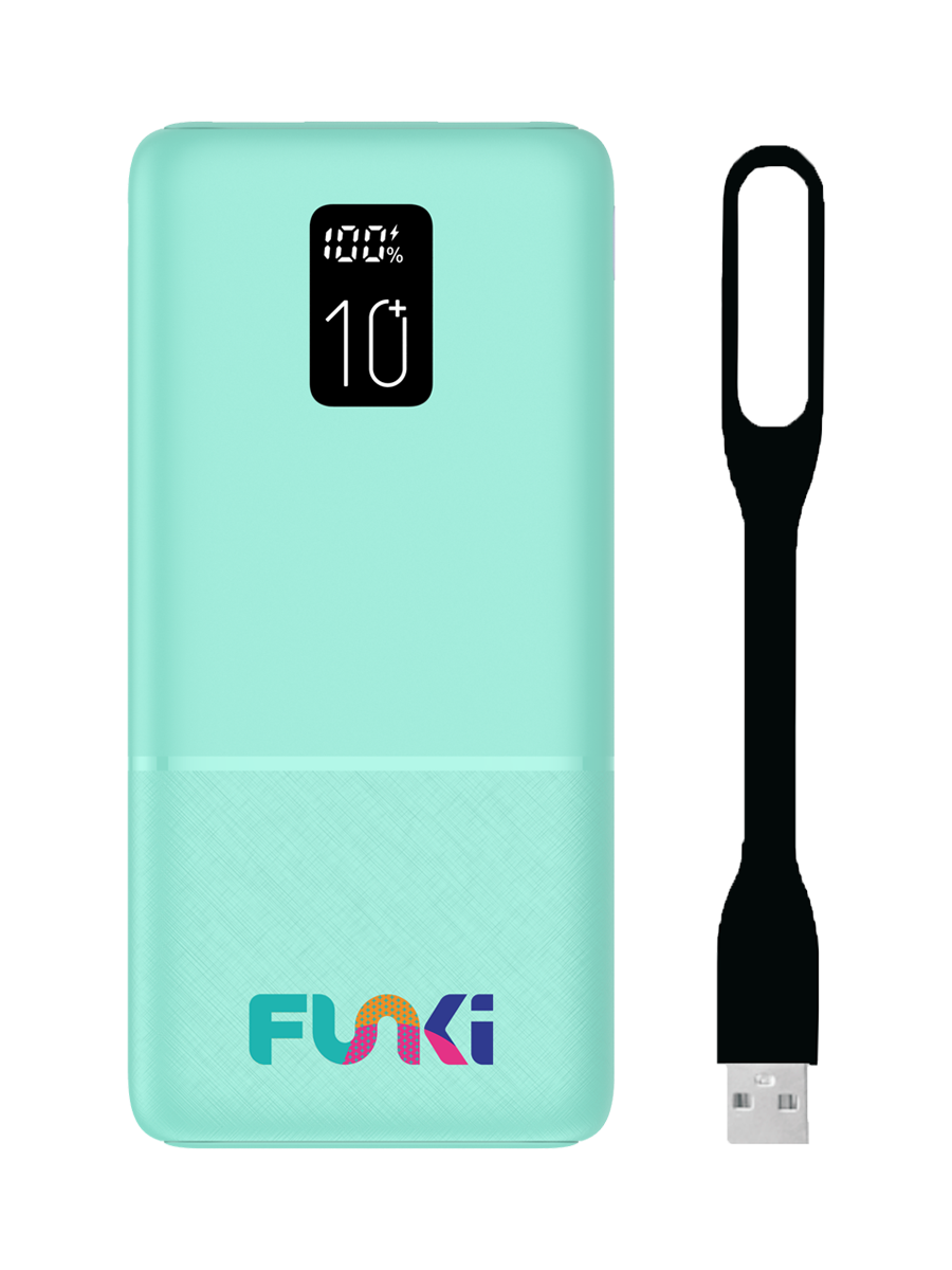 Funki 10000Mah Powerbank Pastille With Light