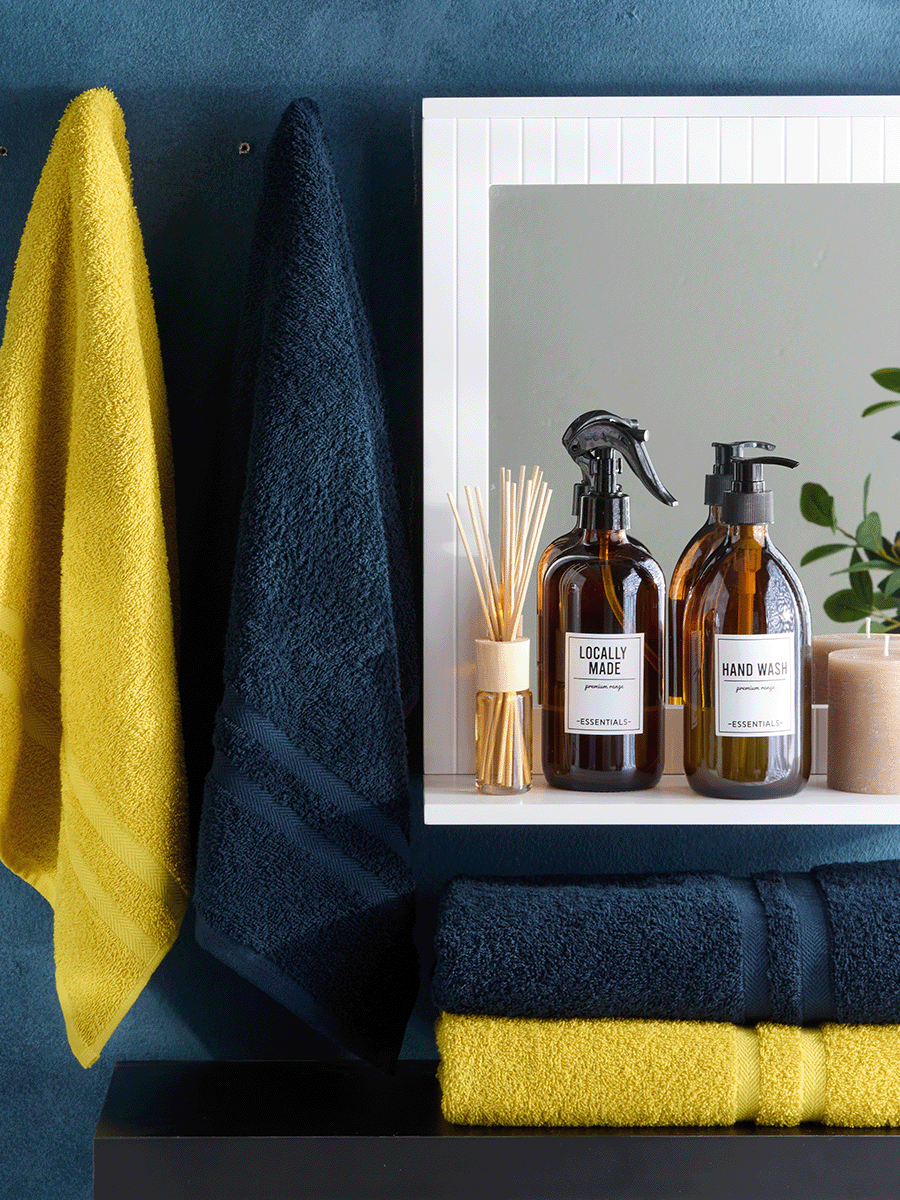 100% Cotton Bath Towel Mango Mint