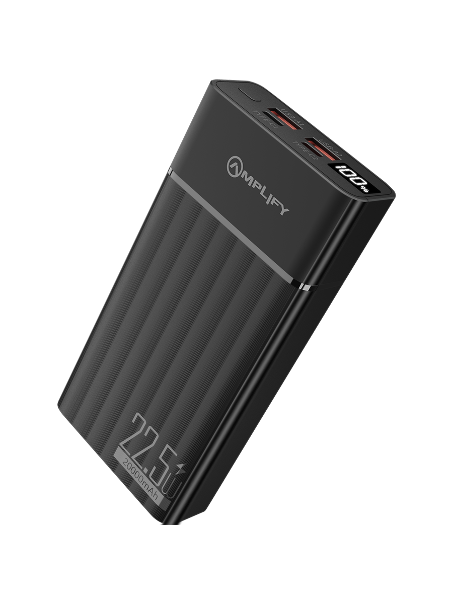 Amplify 20000Mah Powerbank With Lcd Display