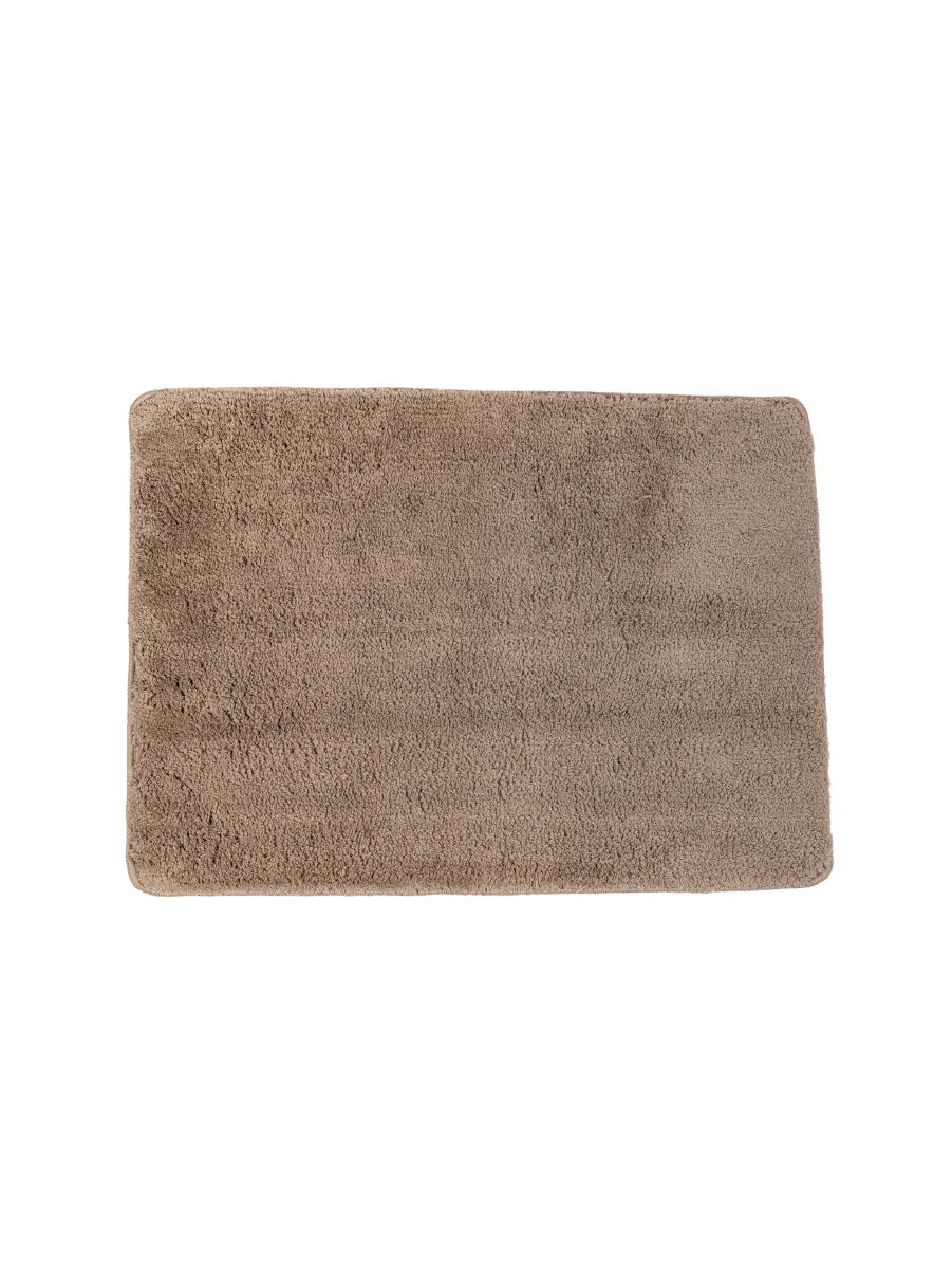Brown Plush Bath Mat