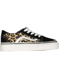 Lace Up Animal Print Sneakers