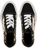 Lace Up Animal Print Sneakers