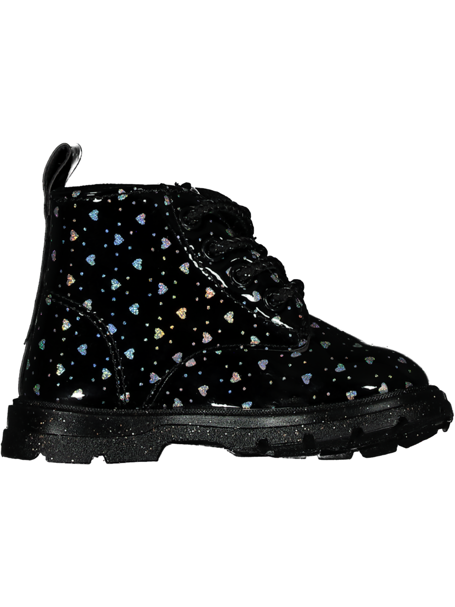 Glitter Black Boots