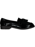 Black Patent Tassel Loafer