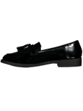 Black Patent Tassel Loafer