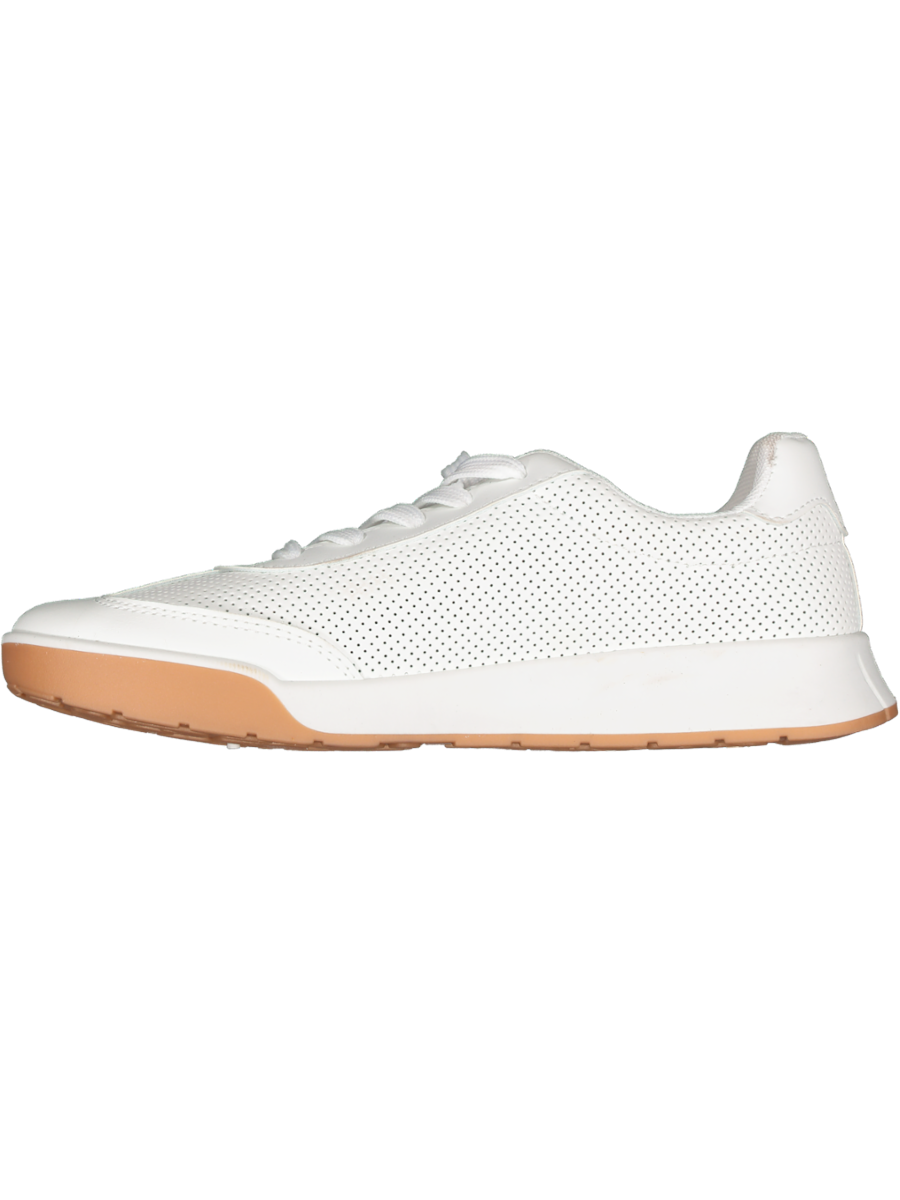 White Low-Top Sneakers