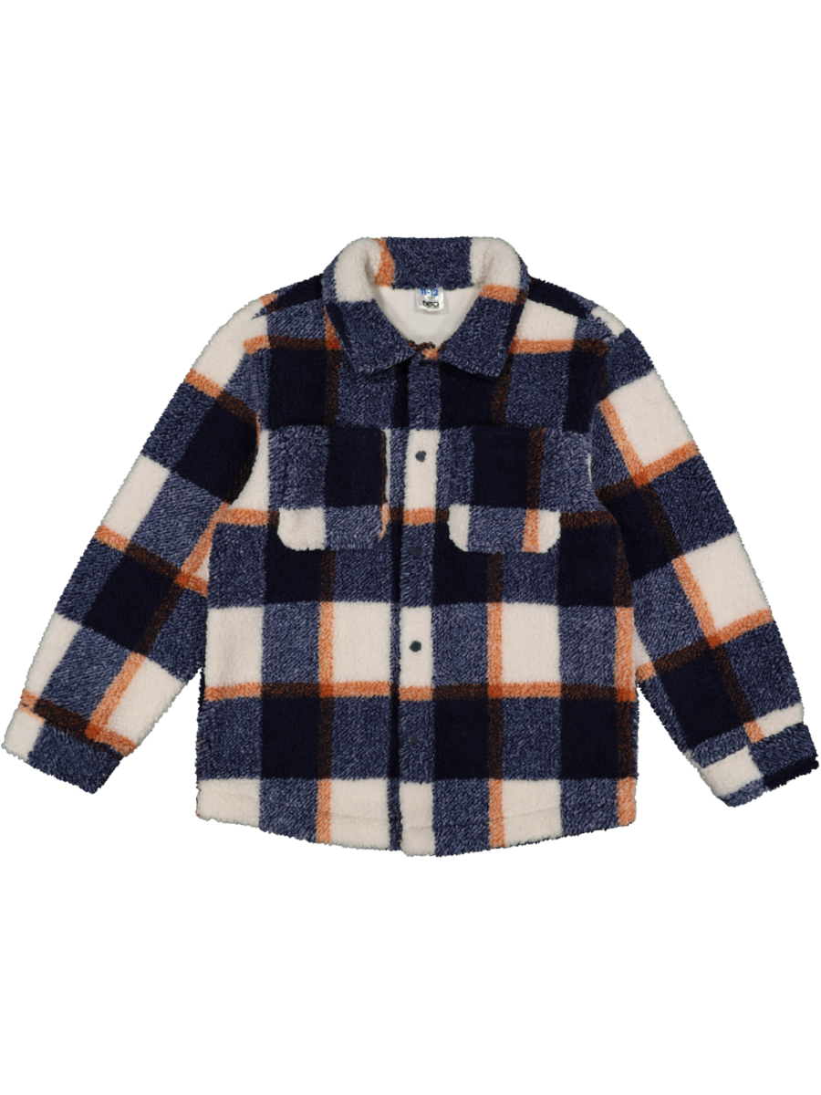 Blue Check Plaid Jacket