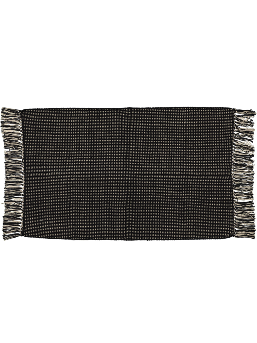 Small Black And White Rug