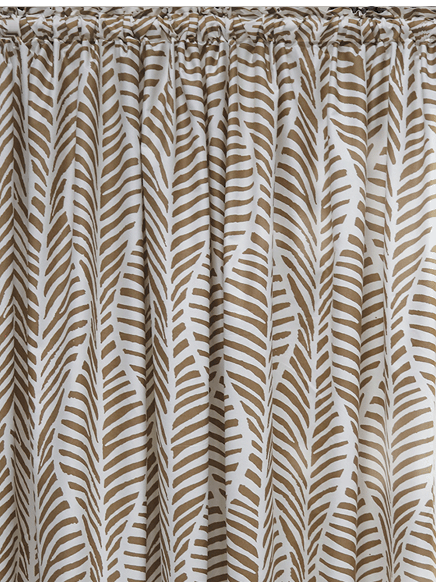 Unlined 2 Pack Printed Curtain