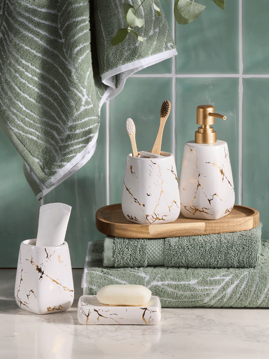 Ceramic Soap Dispenser Marble