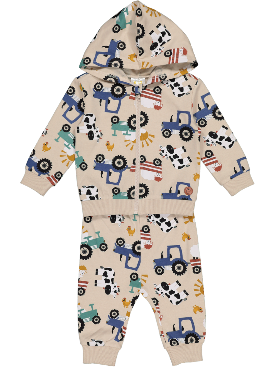 Zip Printed Tracksuit