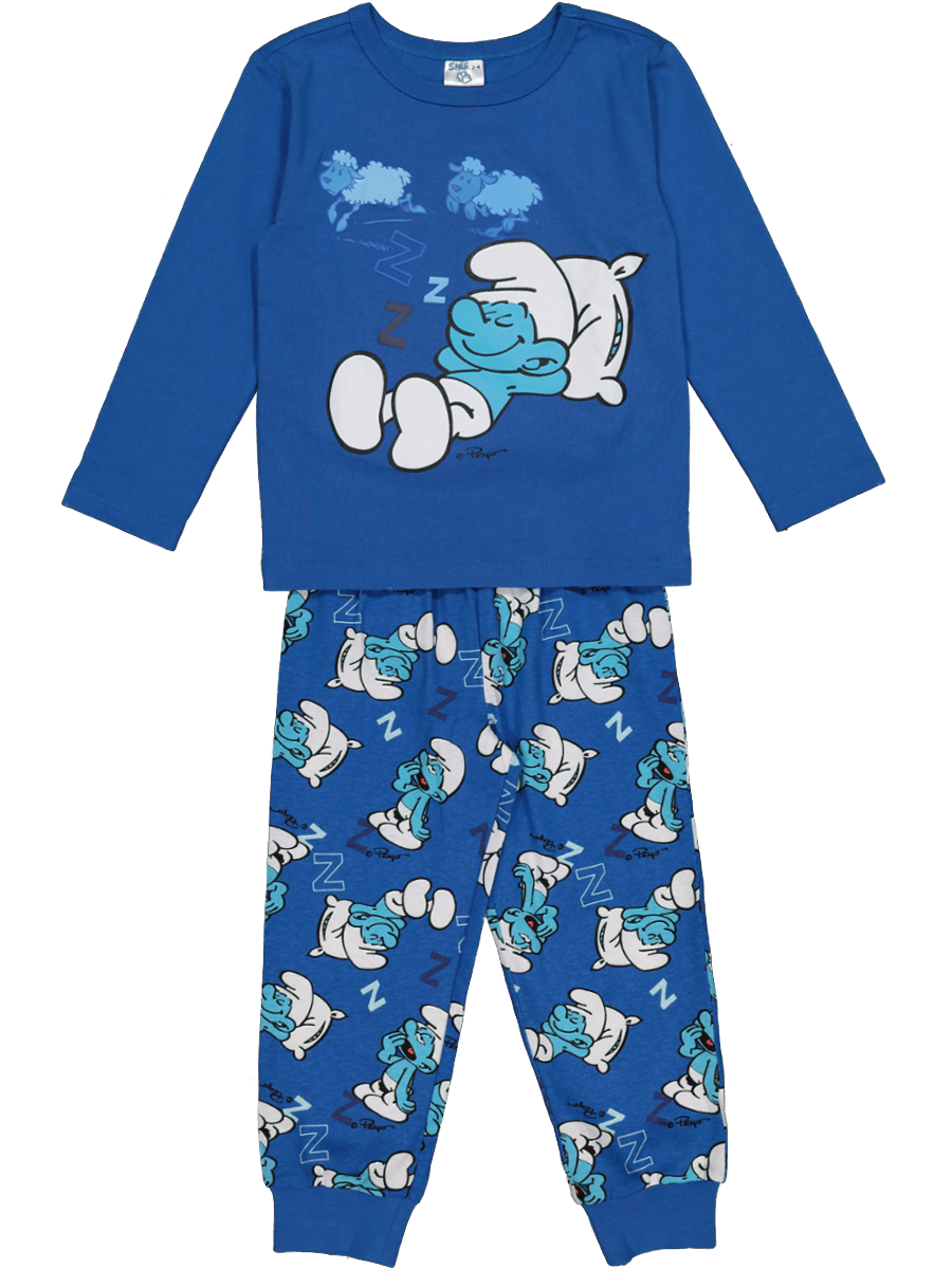 Smurfs Blue Pajama Set