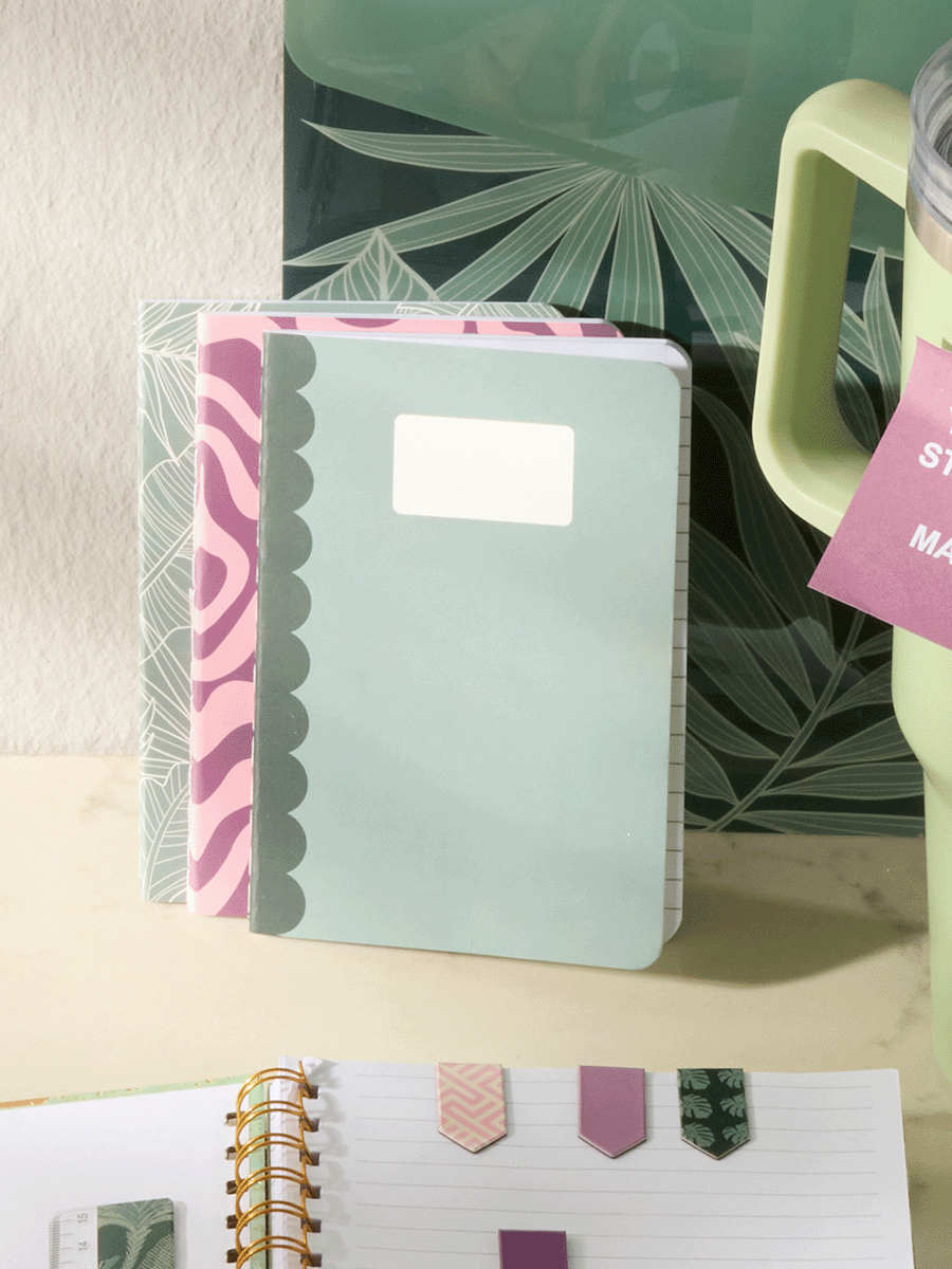 A6 Plantopia Notebook Set 3 Piece