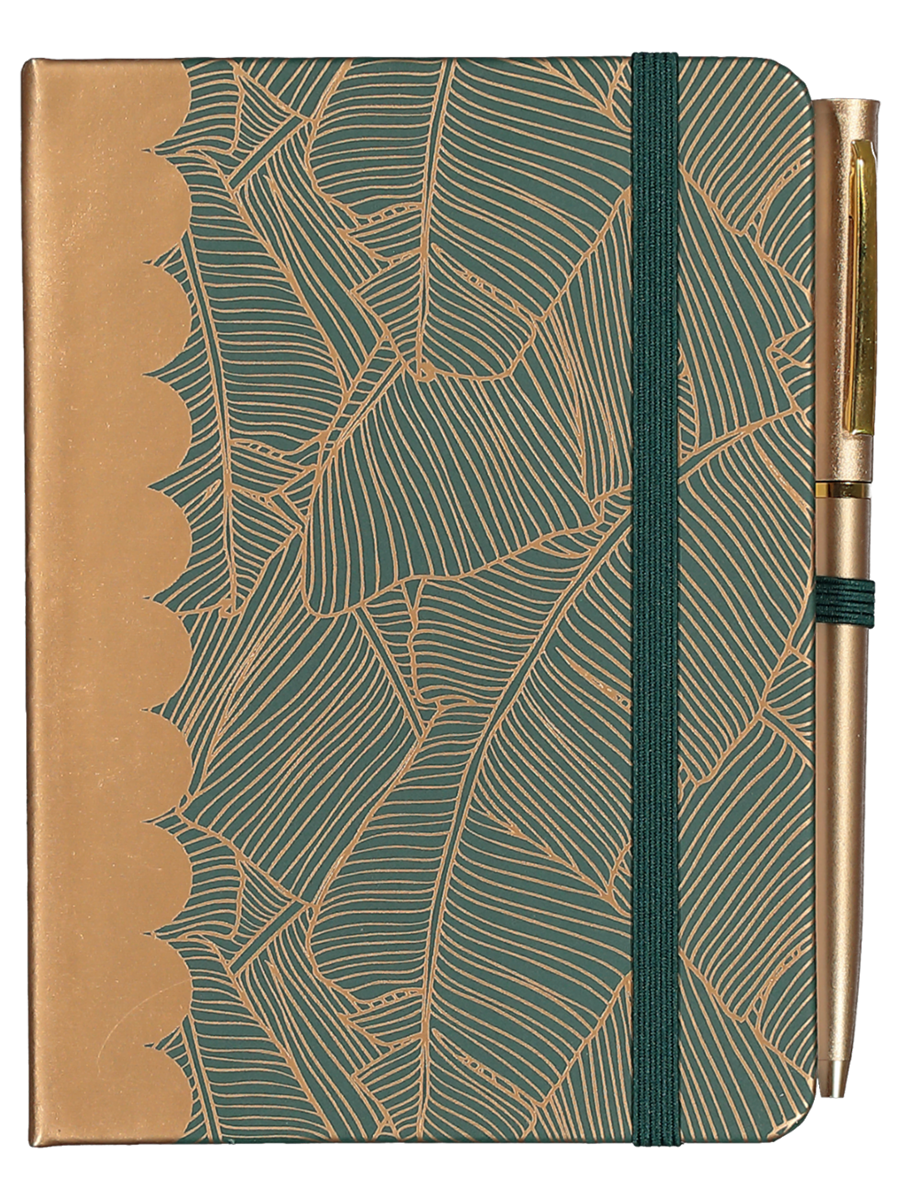 Plantopia Pu Notebook With Pen