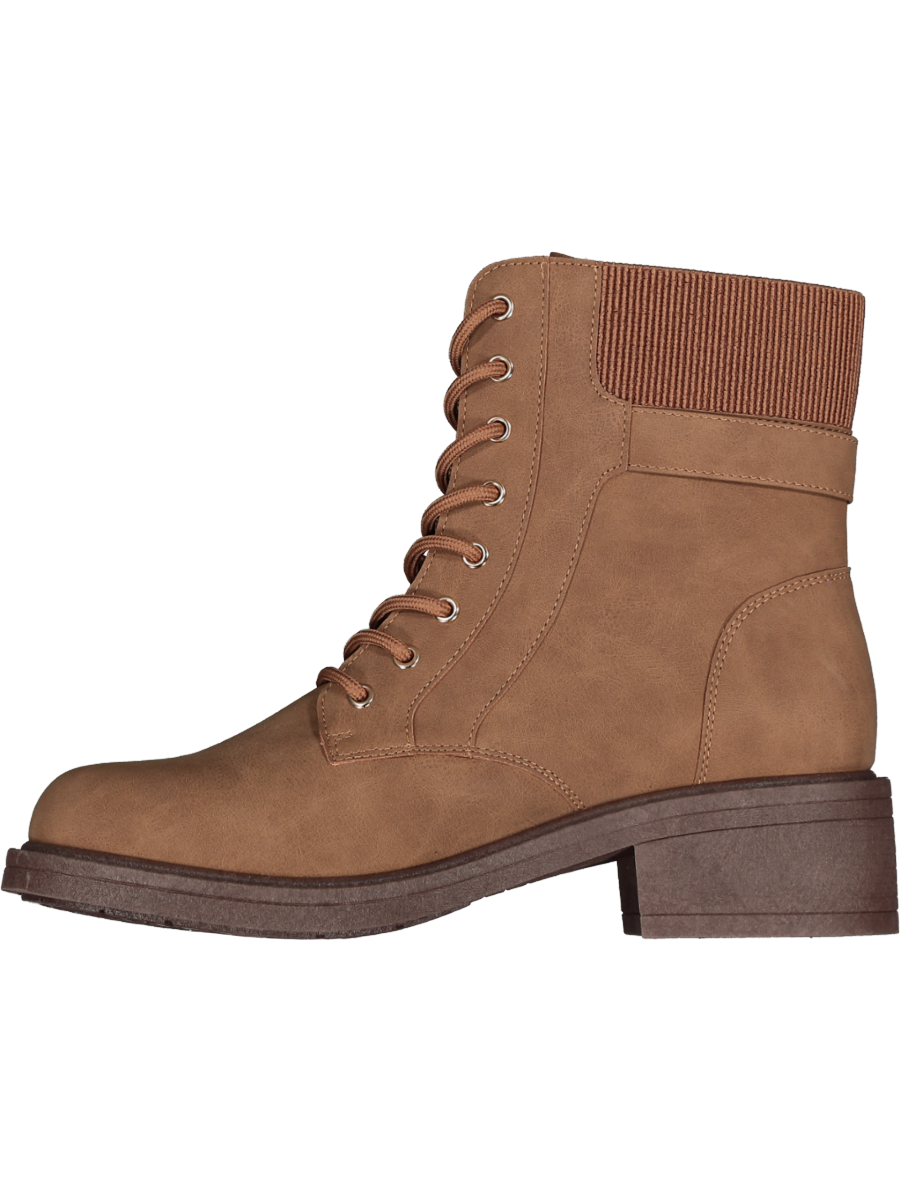 Lace-Up Brown Boots