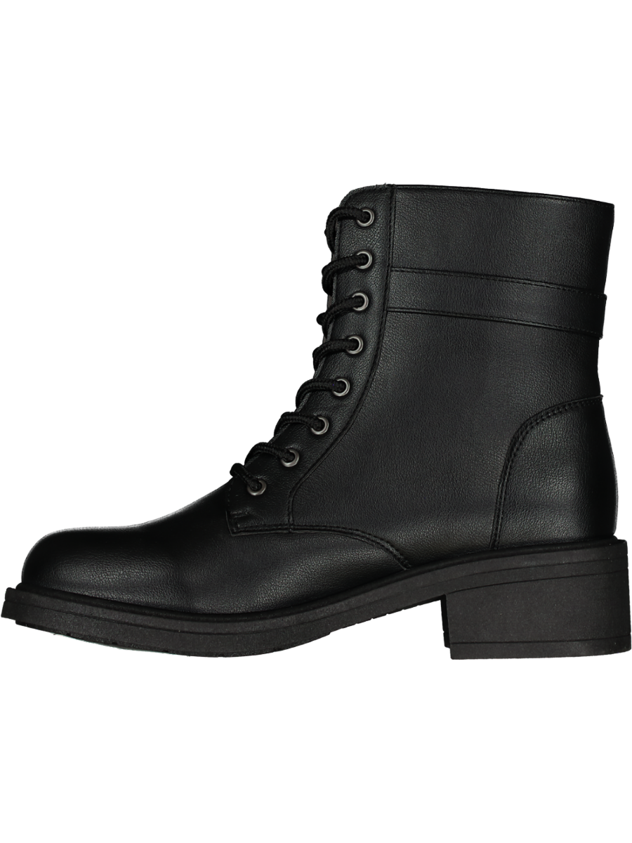 Chunky Buckle Strap Boots