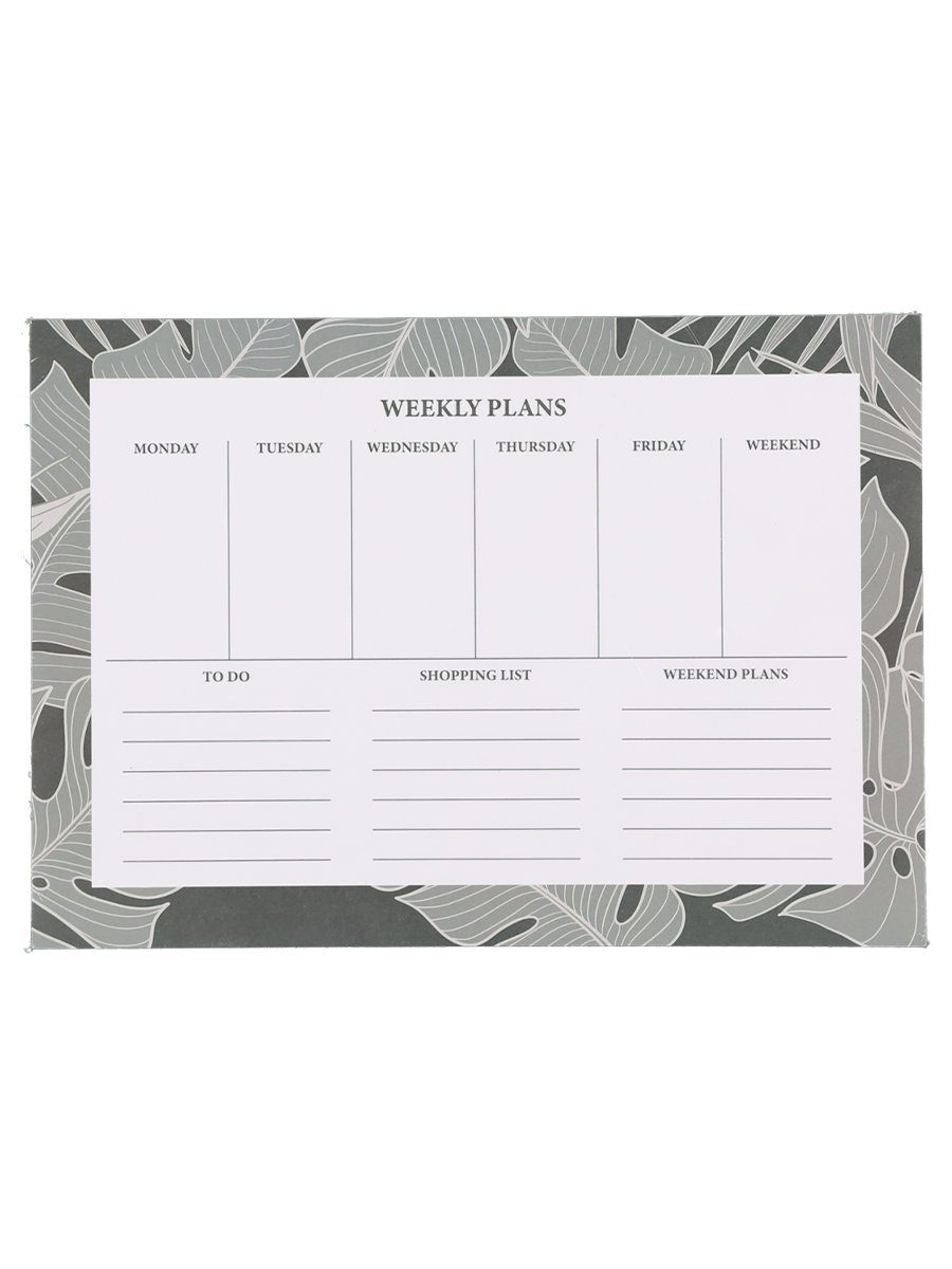 A4 Weekly Planner 50 Sheets Plantopia