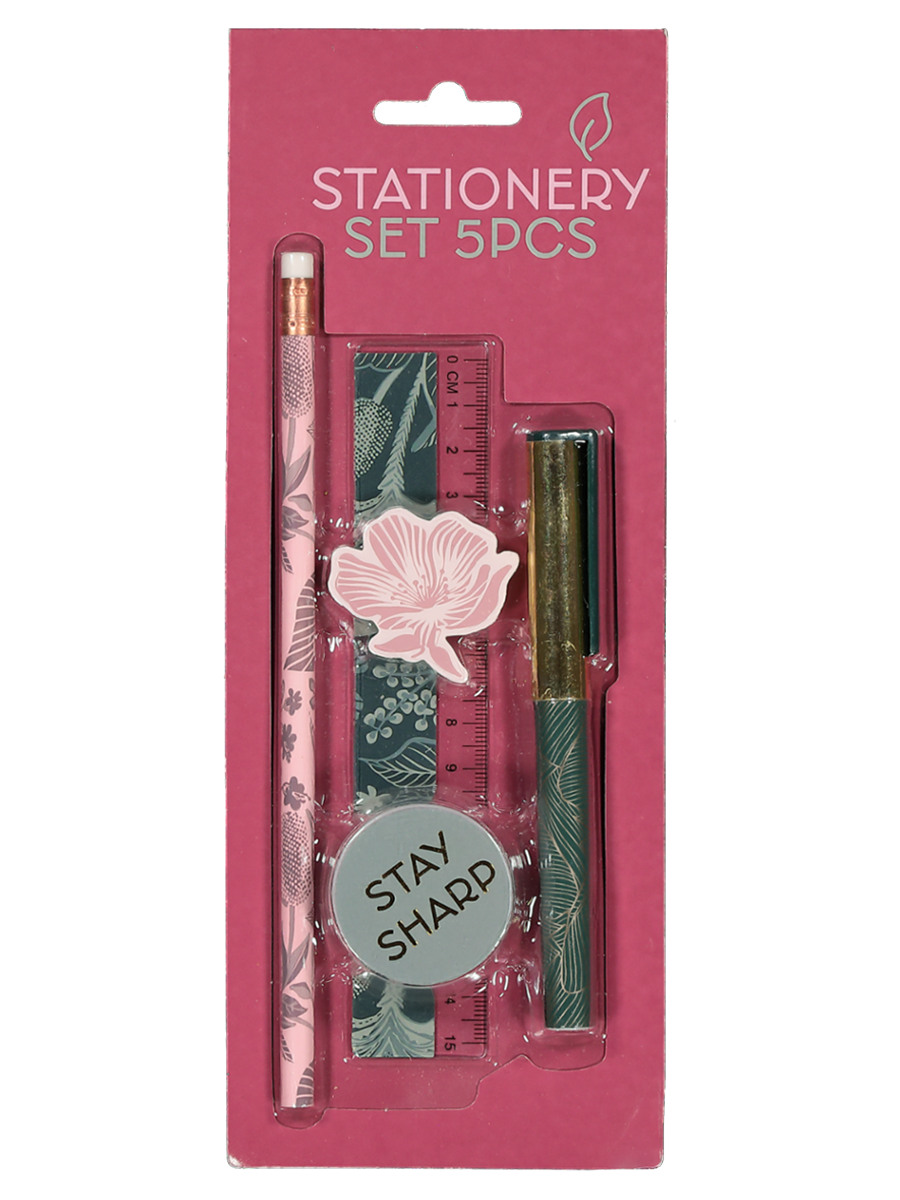 Plantopia Stationery Set 5 Piece