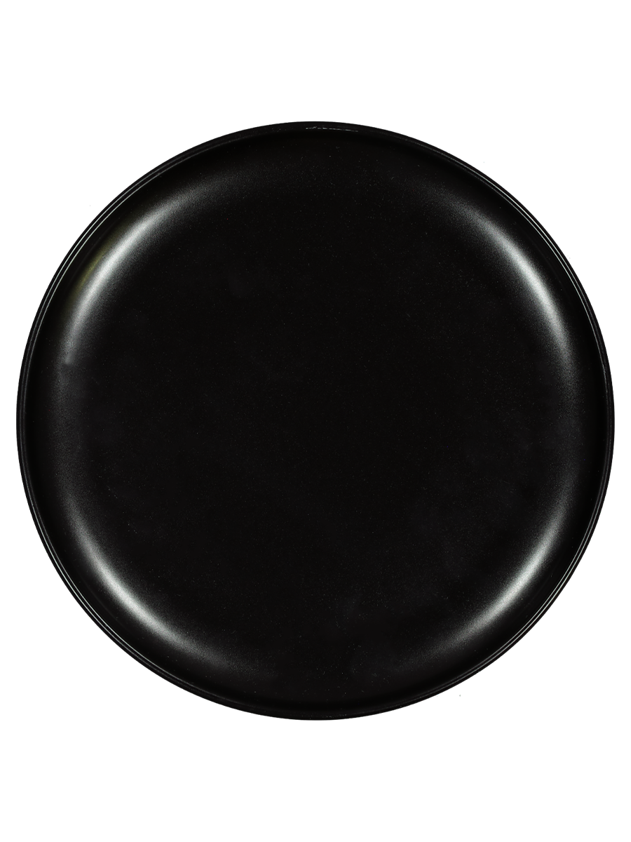 Stoneware Dinner Plate Black