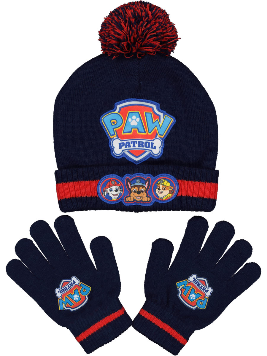 Paw Patrol Beanie And Gloves Set