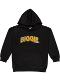 Black Biggie Printed Hoodie
