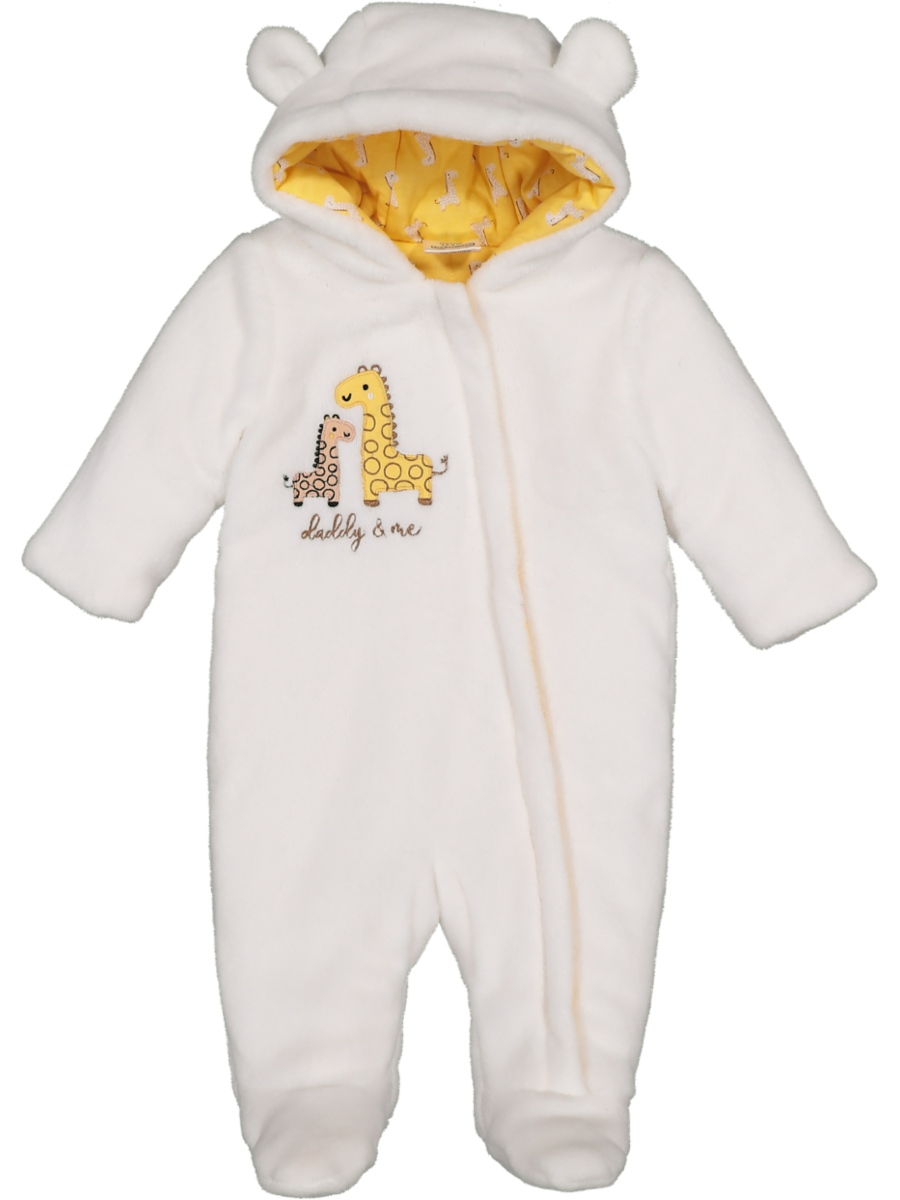 Fleece White Babygrow