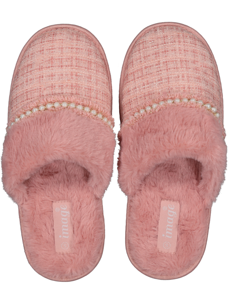 Pink Faux Fur Slipper