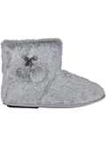 Grey Faux Fur Bootie