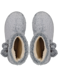 Grey Faux Fur Bootie