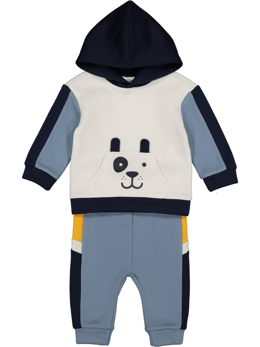 Colour Block Panda Tracksuit