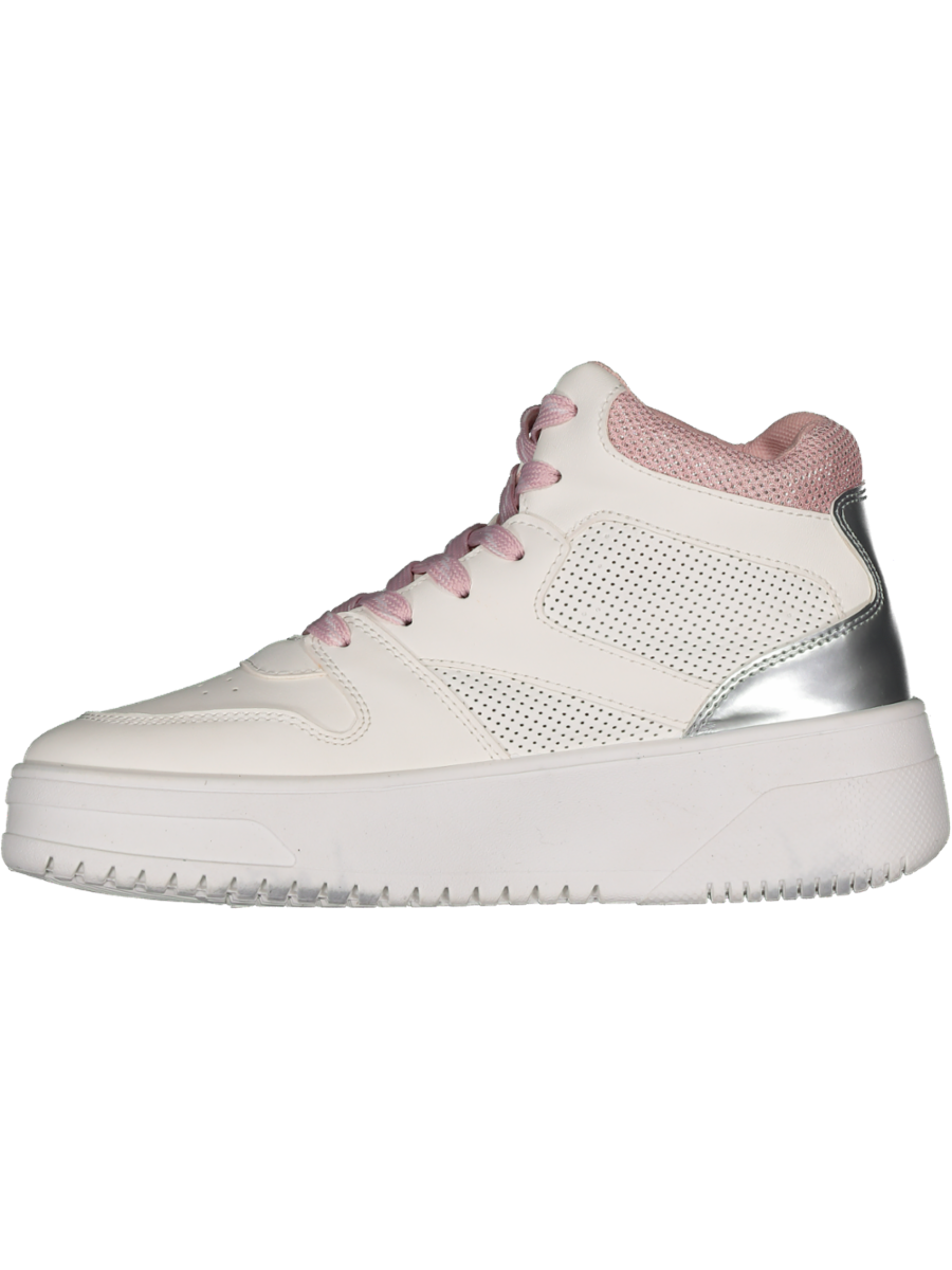 High Top Cream Sneaker