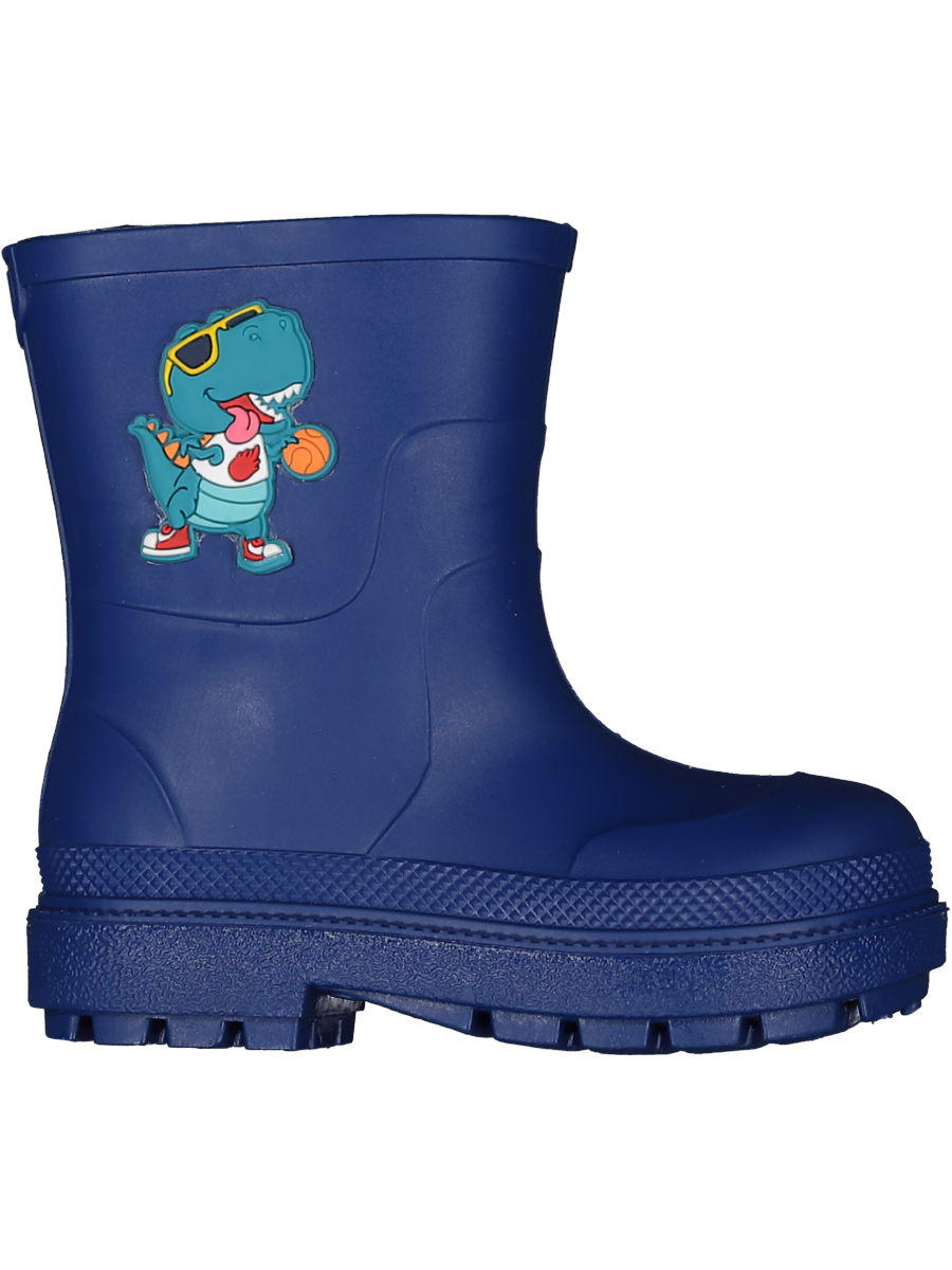 Blue Dino Rain Boots