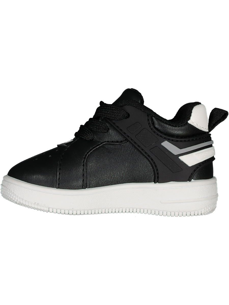 Black And White Hi-Top Sneaker